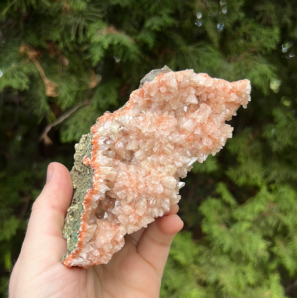 Red Heulandite Cluster