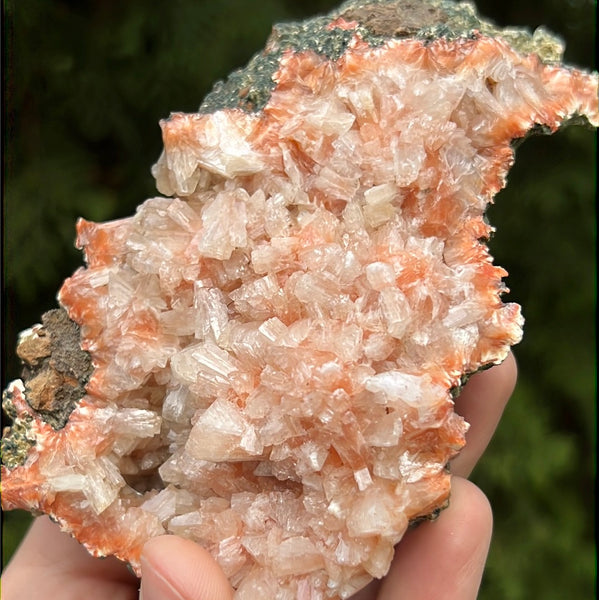 Red Heulandite Cluster