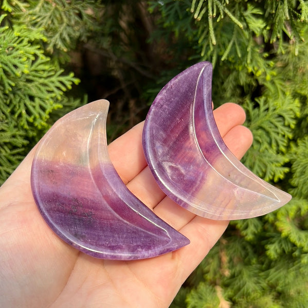 Fluorite Moon Bowls