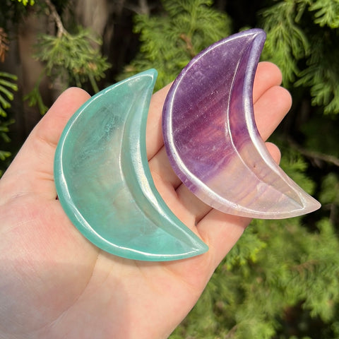 Fluorite Moon Bowls