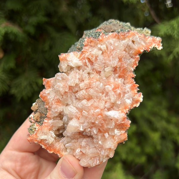 Red Heulandite Cluster