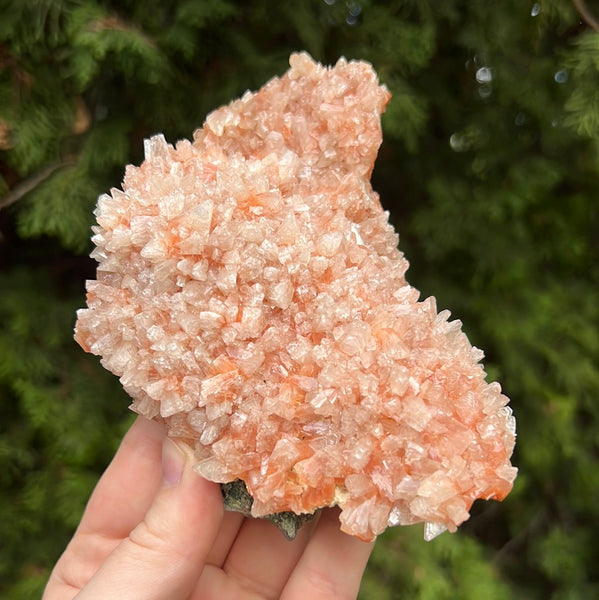 Red Heulandite Cluster