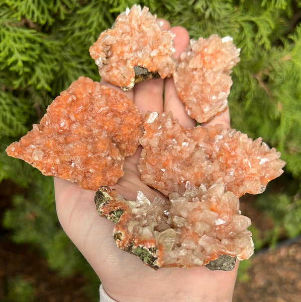 Red Heulandite Cluster