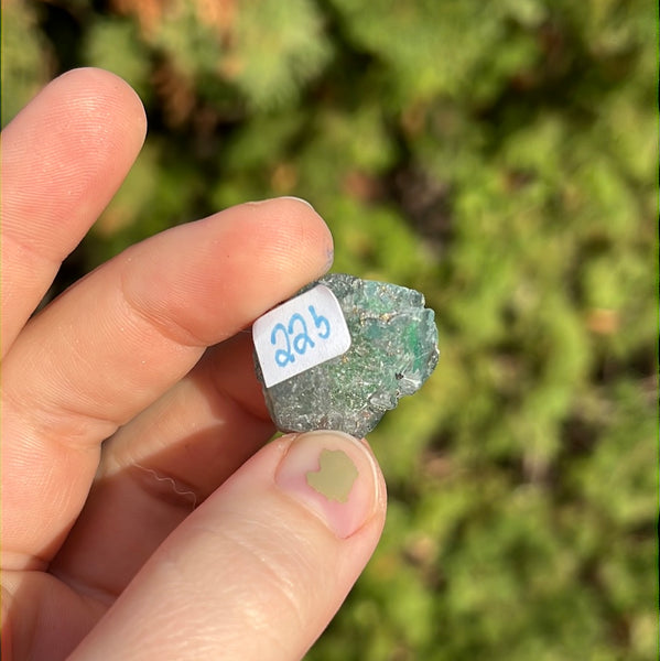 Green Fluorite with Pyrite