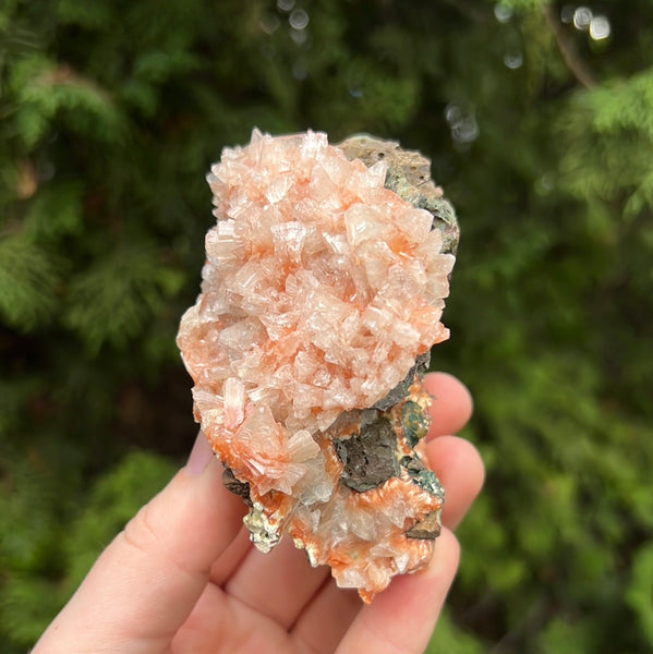 Red Heulandite Cluster