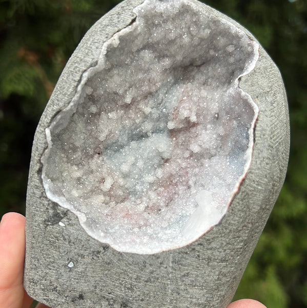 Pink Chalcedony Cut Base