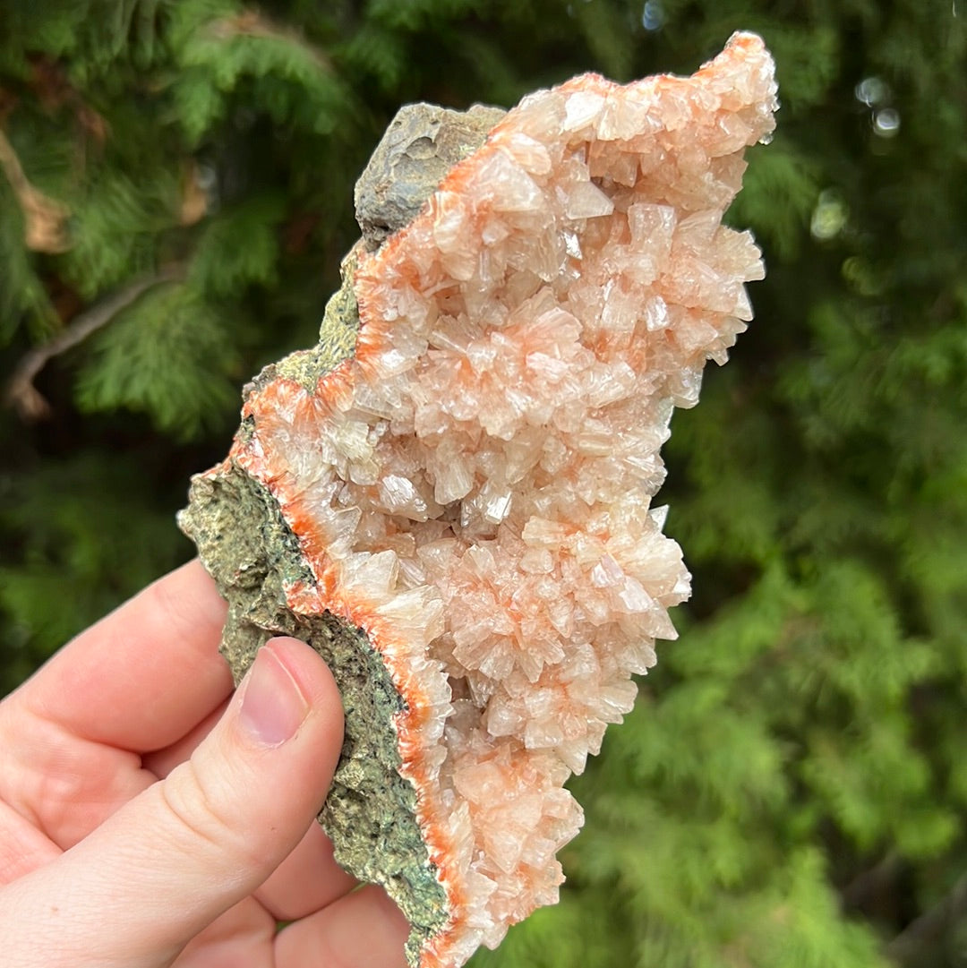 Red Heulandite Cluster