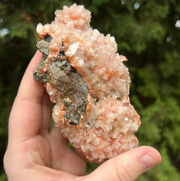 Red Heulandite Cluster