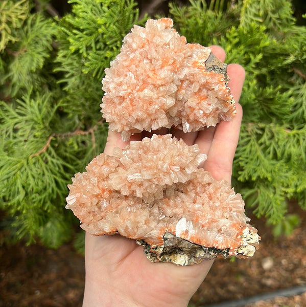 Red Heulandite Cluster