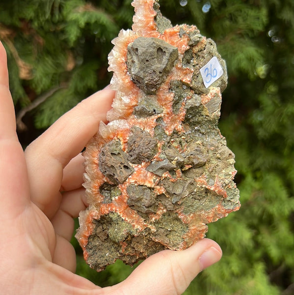 Red Heulandite Cluster