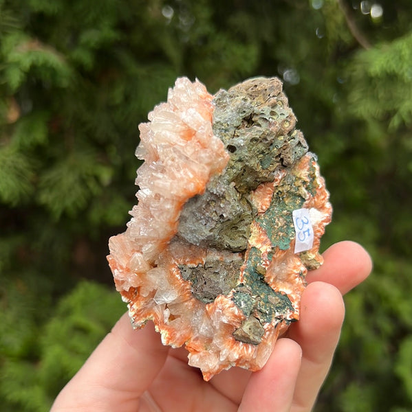 Red Heulandite Cluster