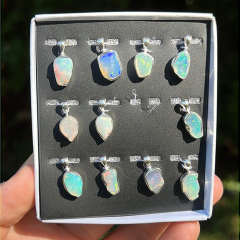 Ethiopian Opal Pendant Necklace