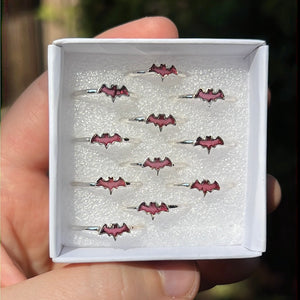 Garnet Bat Ring