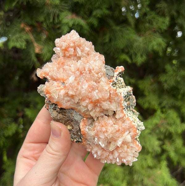 Red Heulandite Cluster