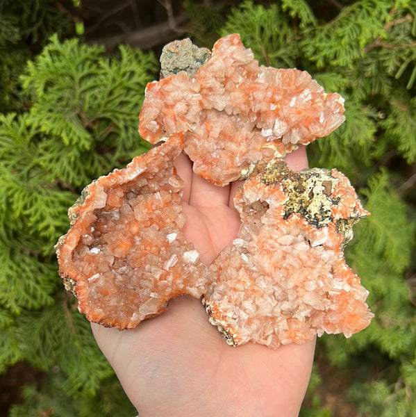 Red Heulandite Cluster