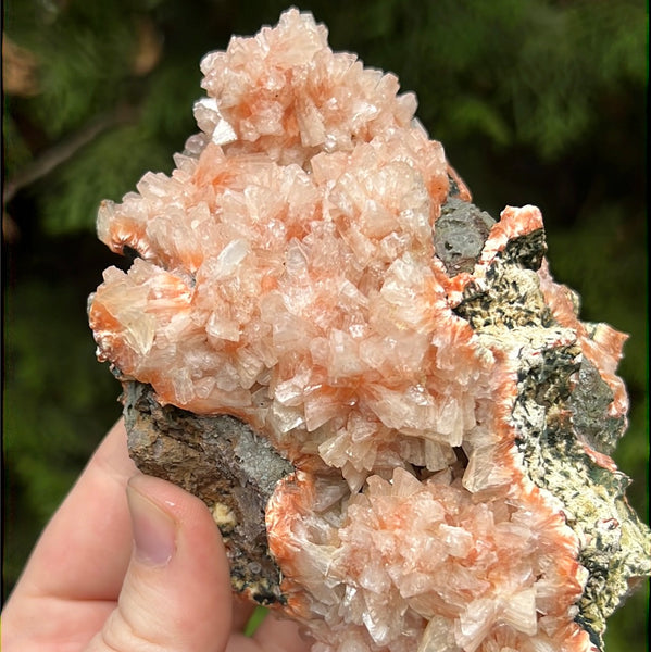 Red Heulandite Cluster