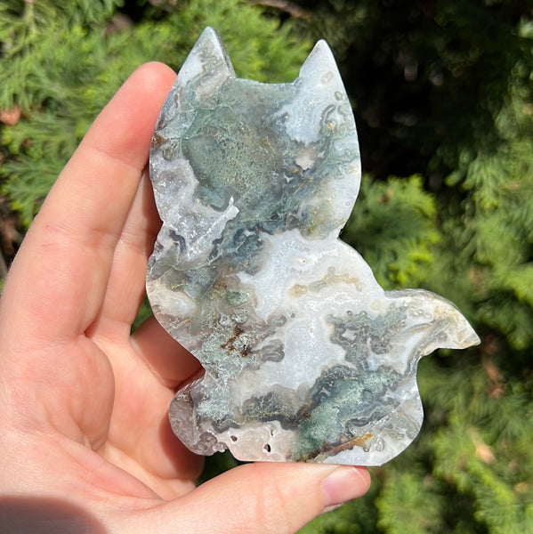 Moss Agate Cat