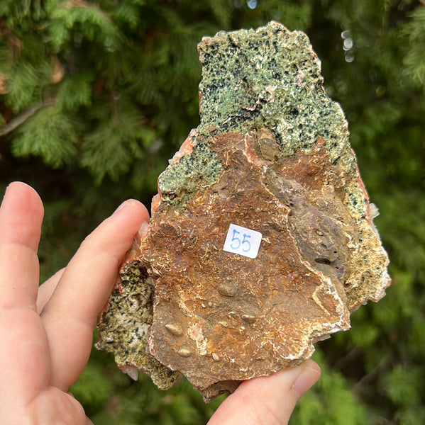 Red Heulandite Cluster