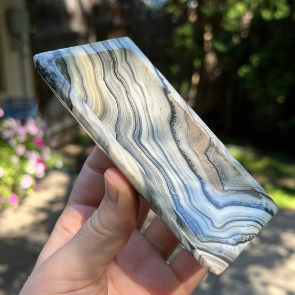 Zebra Calcite Rectangle Dish