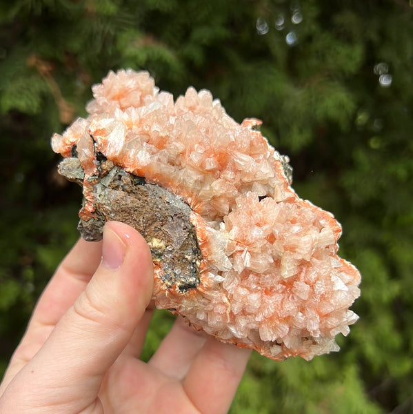 Red Heulandite Cluster