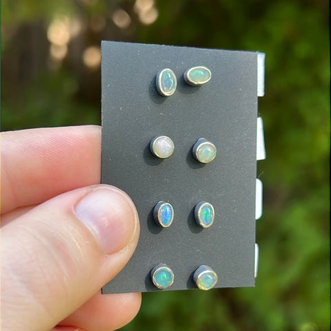 Ethiopian Opal  Earrings