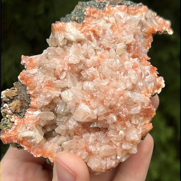 Red Heulandite Cluster