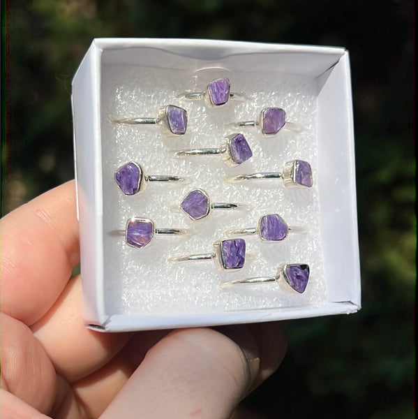 Charoite Ring