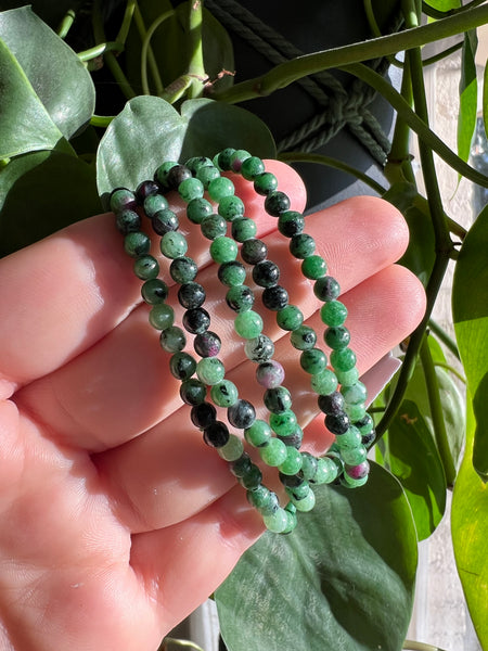 Ruby Zoisite Bracelet