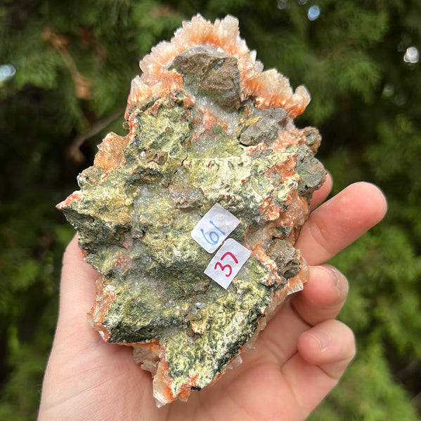 Red Heulandite Cluster