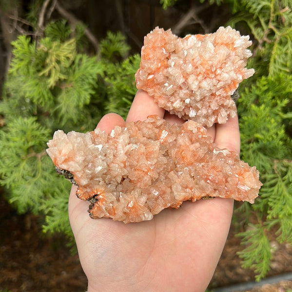 Red Heulandite Cluster