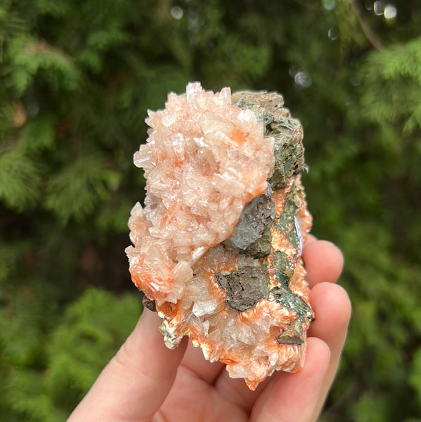 Red Heulandite Cluster