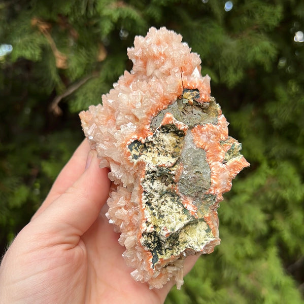 Red Heulandite Cluster