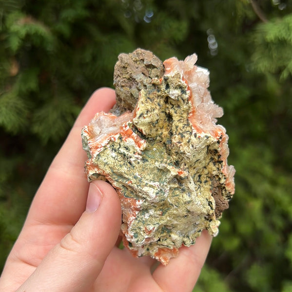 Red Heulandite Cluster