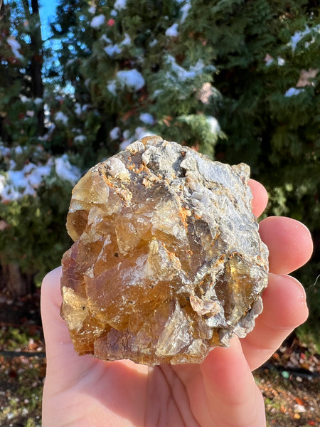 Yellow Cubic Fluorite