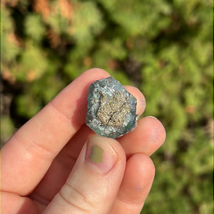 Green Fluorite with Pyrite