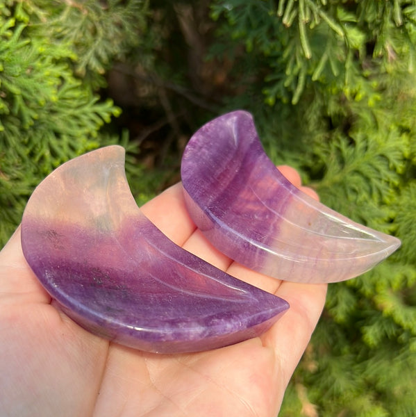 Fluorite Moon Bowls