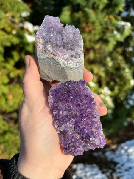 Cut Base Amethyst