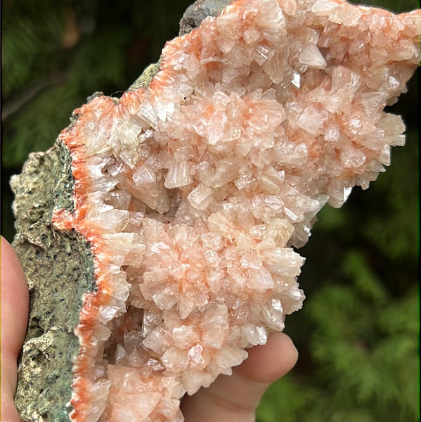 Red Heulandite Cluster