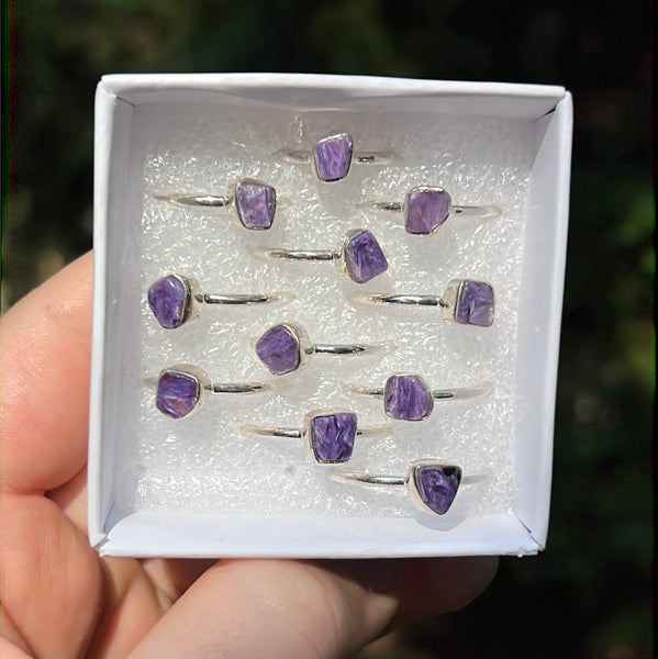 Charoite Ring