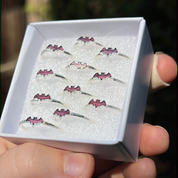 Garnet Bat Ring