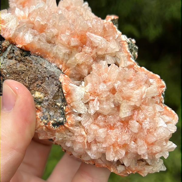 Red Heulandite Cluster