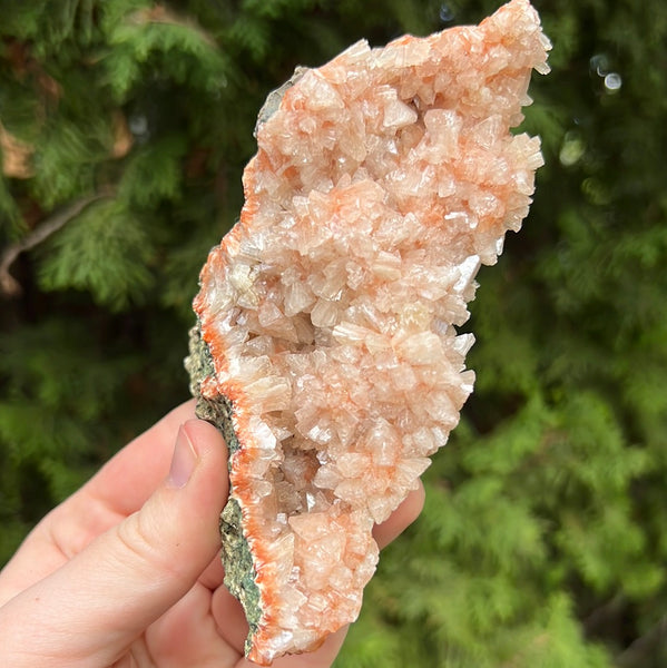 Red Heulandite Cluster