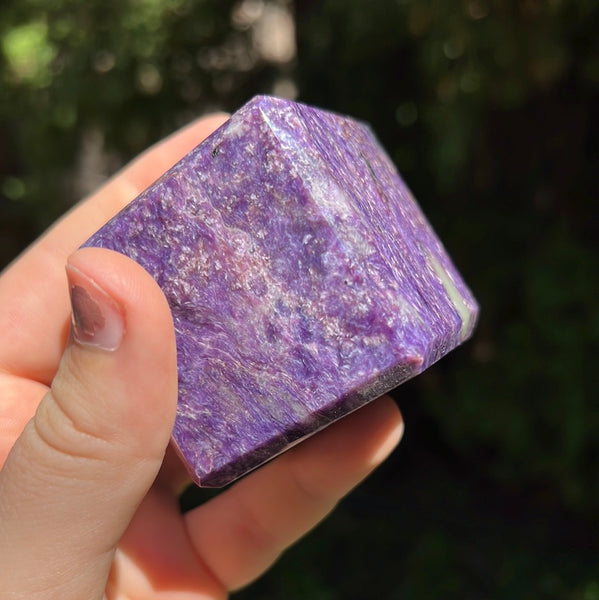 Charoite Cube