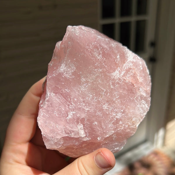 Raw Rose Quartz Chunk