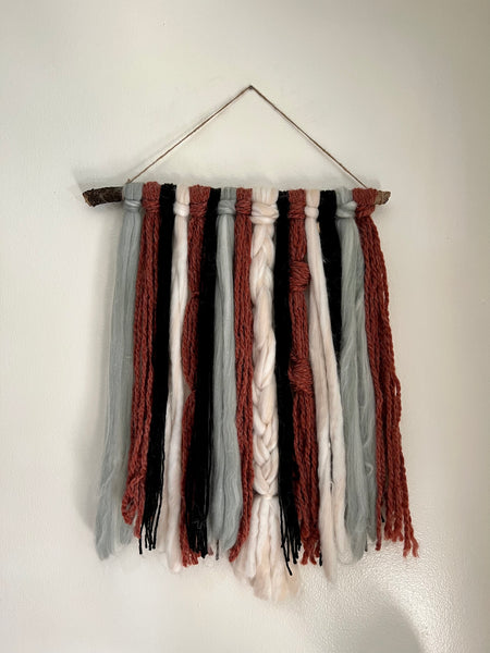 'Red' Yarn Wall Hanging