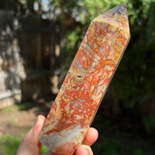 Crazy Lace Agate Tower