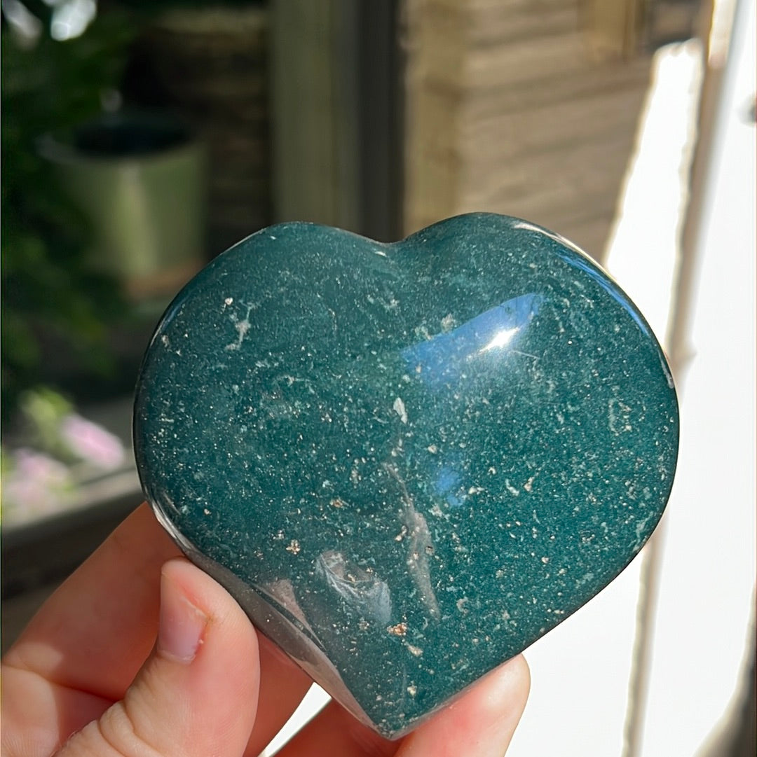 Ocean Jasper Heart