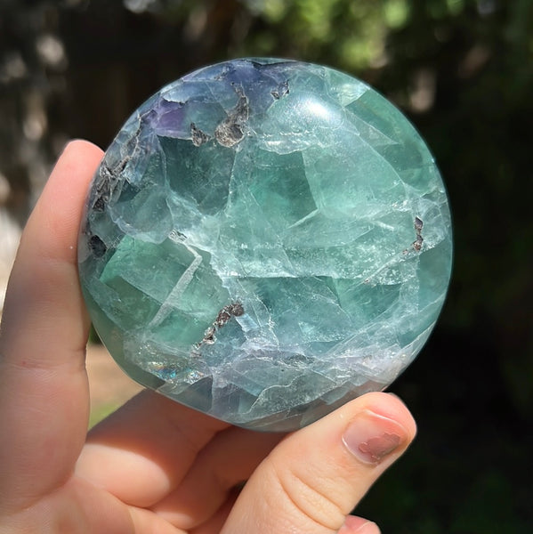 Mexican Fluorite Circular Freeform