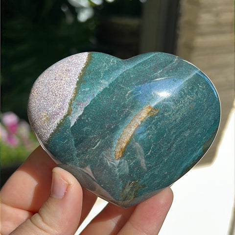 Ocean Jasper Heart