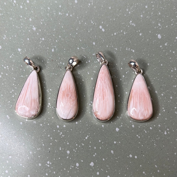 Pink Scolecite Pendant